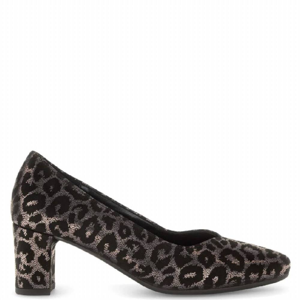 NEW GABOR women's leopard pump heels in black